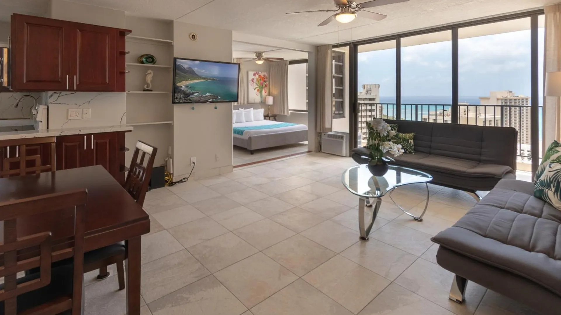 High Level Ocean View Corner Condo With Free Parking Honolulu Apartament